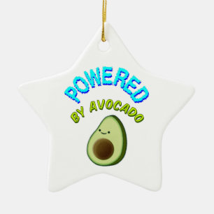 Aangedreven door Avocado Keramisch Ornament