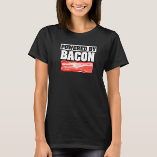 Aangedreven door Bacon Barnyard Harvest Farming Ba T-shirt