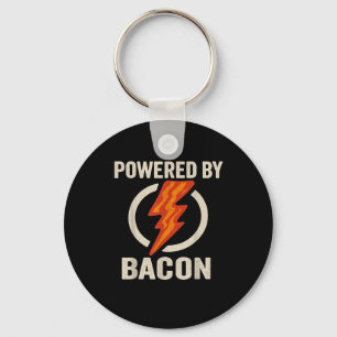 Aangedreven door Bacon Funny Meat Lover BBQ Grill Sleutelhanger