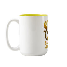 Aangedreven door Bananas & Coffee Mok