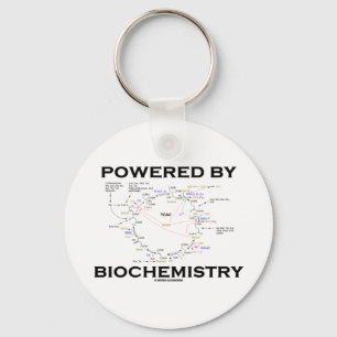 Aangedreven door Biochemie (Krebs-cyclus) Sleutelhanger