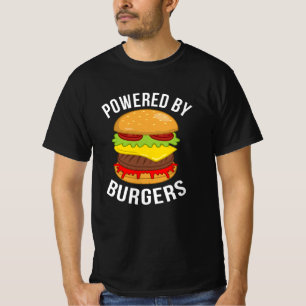 Aangedreven door Burgers Cheeseburger Hamburger Lo T-shirt