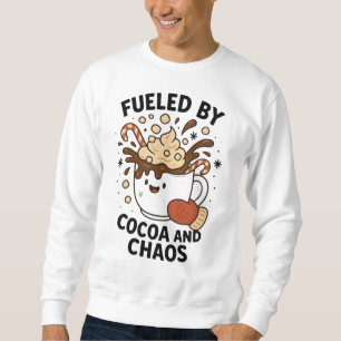 Aangedreven door Cacao en Chaos – Grappige Kerstmi Trui