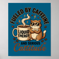 Aangedreven door cafeïne en serieuze kattigheid gr