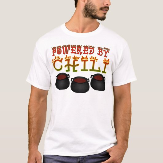 Aangedreven door Chili T-shirt (Voorkant)