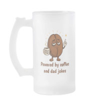 Aangedreven door Coffee Cute Coffee Bean Vaderdag