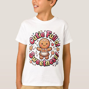 aangedreven door cupcakes, gingerbread bakker t-sh t-shirt
