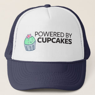 Aangedreven door cupcakes trucker pet