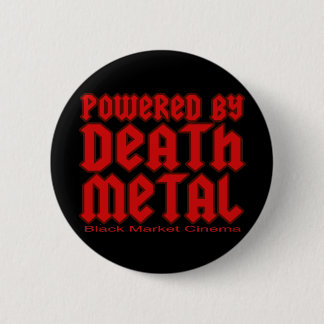 aangedreven door Death metal Ronde Button 5,7 Cm