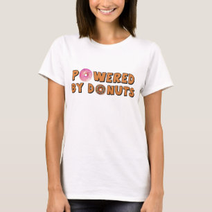 Aangedreven door donuts t-shirt