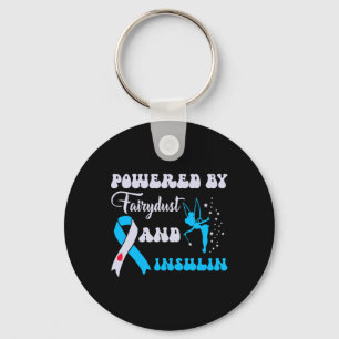 Aangedreven door Fairydust en insuline diabetes Aw Sleutelhanger