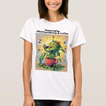Aangedreven door Fotosynthese & Koffie T-Shirt