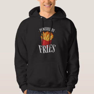 Aangedreven door Fries Fried Potato Fry Fast Food Hoodie