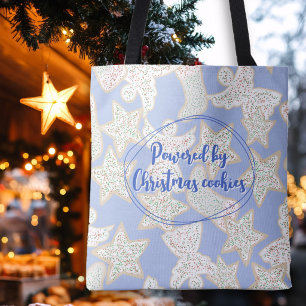 Aangedreven door geïllustreerd patroon van Kerstkr Draagtas