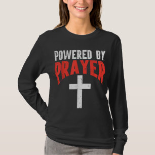 Aangedreven door God Jezus Christelijke Mannen Wo T-shirt
