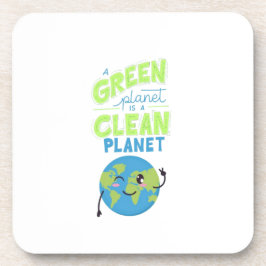 Aangedreven door groen: gedijen met Natuur" Bier Onderzetter