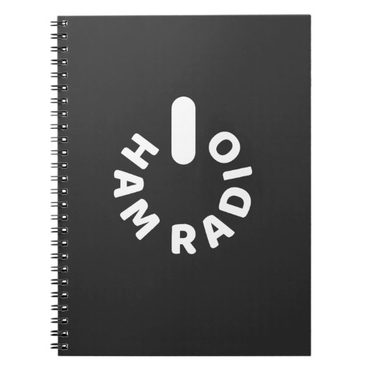 Aangedreven door HAM Radio Notitieboek (Voorkant)