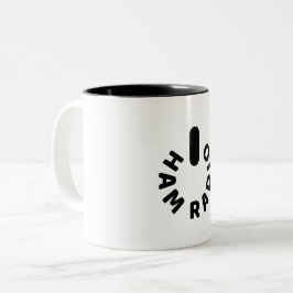 Aangedreven door HAM Radio Tweekleurige Koffiemok