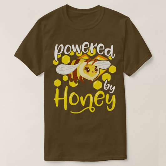 Aangedreven door Honey Beekeeper T-shirt (Design voorkant)