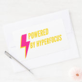Aangedreven door Hyperfocus Sticker (Envelop)