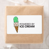 Aangedreven door Ice Cream Etiket (Insitu)
