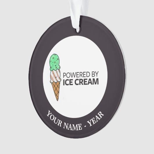Aangedreven door Ice Cream Ornament (voorkant)