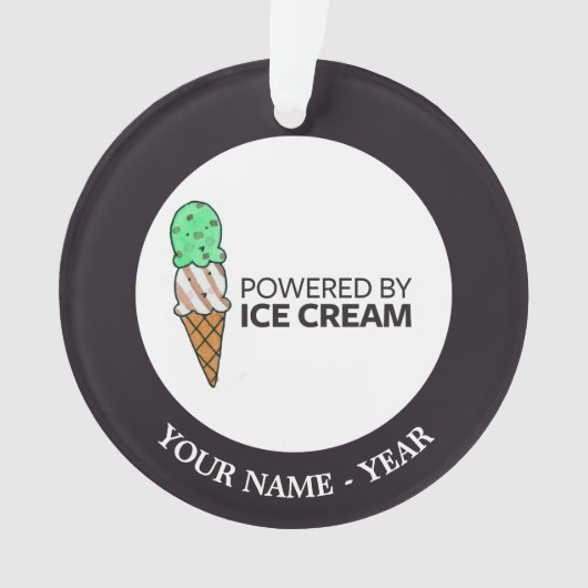 Aangedreven door Ice Cream Ornament (voorkant)