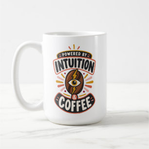 Aangedreven door Intuïtie & Coffee Retro Boho Mok