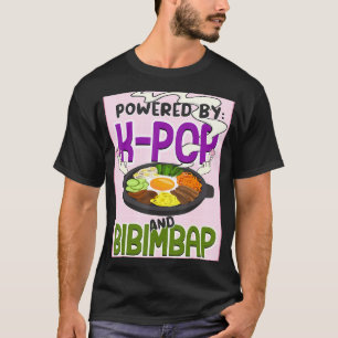 Aangedreven door K-Pop en Bibimbap Kpop Vingerhart T-shirt