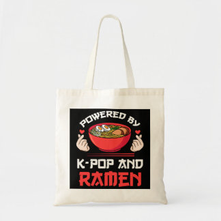 Aangedreven door K-pop en Ramen Kpop Merch Merchan Tote Bag