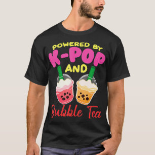 Aangedreven door KAand Bubble Tea KDrama Koreaanse T-shirt