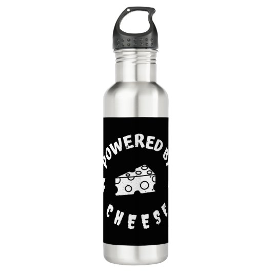 Aangedreven door kaas waterfles  (Voorkant)
