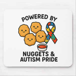 Aangedreven Door Kipnuggets En Autisme Trots Manne Muismat