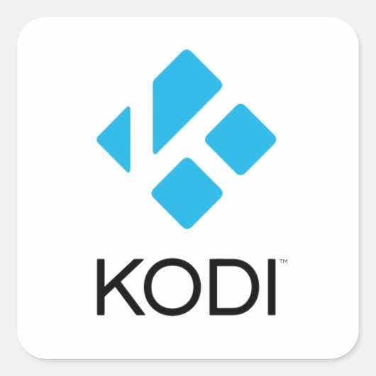 Aangedreven door Kodi Stickers (Voorkant)