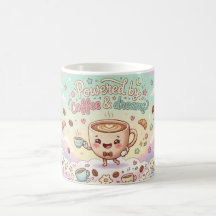 Aangedreven door koffie & dromen Kawaii mokka