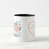 Aangedreven door koffie en communicatieapparaten mok (Midden)
