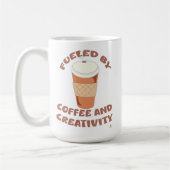 Aangedreven door koffie en creativiteit Epic Life Koffiemok (Links)