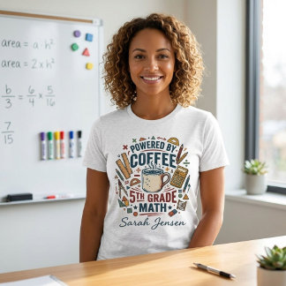 Aangedreven door koffie en een wiskundeleraar uit Tri-Blend shirt