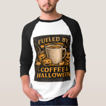 Aangedreven door koffie en Halloween Grappig Herfs