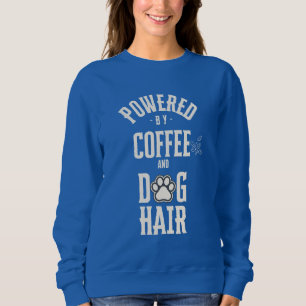 Aangedreven door koffie en hondenhaar Funny Dog Trui