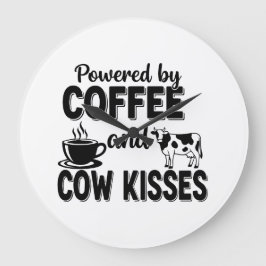 Aangedreven door koffie en koeienkusjes grote klok
