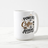 Aangedreven door koffie en vermijding koffiemok (Voorkant rechts)