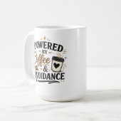 Aangedreven door koffie en vermijding koffiemok (Voorkant links)