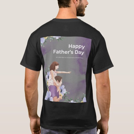 Aangedreven door koffie & liefde t-shirt (Achterkant)