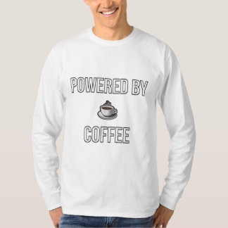 Aangedreven door koffie – Minimalistisch ontwerp v T-shirt