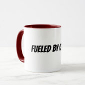 aangedreven door koffie mok (Voorkant links)