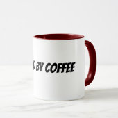 aangedreven door koffie mok (Voorkant rechts)