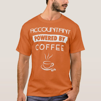 Aangedreven door koffie t-shirt