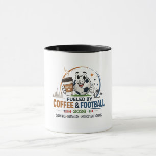 Aangedreven door koffie & voetbal 2026 mok