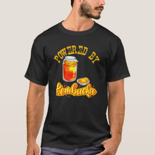 Aangedreven door Kombucha Gezonde Veganische Leven T-shirt